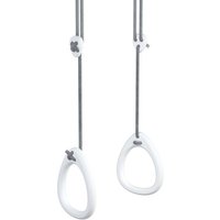 Lillagunga Witte houten turnringen grijs touw