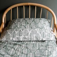 Witlof for kids Tuck-Inn dekbedovertrek (140x200cm) Beleaf sage green 1-persoons