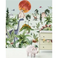 Creative lab amsterdam Dino by Moonlight Behang Mural