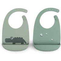 Done by Deer silicone slab 2 stuks croco green