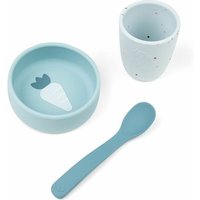 Done by Deer Silicone first meal set Blue