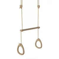 Lillagunga Houten eiken acrobaat beige touw