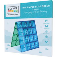 Cleverclixx Big Plates Blue Green | 2 Stuks
