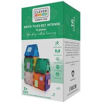 Cleverclixx Brick Tiles Pack Intense | 16 Stuks