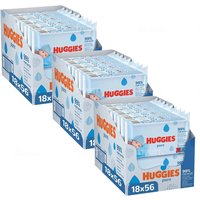 Huggies - Pure - Billendoekjes - 3024 babydoekjes - 54 x 56