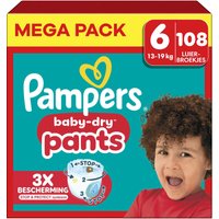 Pampers - Baby Dry Pants - Maat 6 - Mega Pack - 108 stuks - 14/19 KG