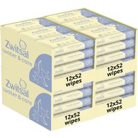 Zwitsal - Billendoekjes- Water & Care met Zwitsalgeur - 2496 babydoekjes - 48 x 52 stuks