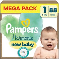Pampers - Harmonie - Maat 1 - Mega Pack - 88 stuks - 2/5KG