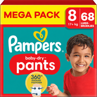 Pampers - Baby Dry Pants - Maat 8 - Mega Pack - 68 stuks - 17+ KG