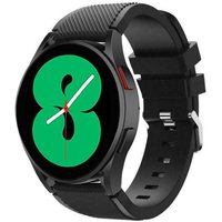 Strap-it Samsung Galaxy Watch 4 - 40mm siliconen bandje (zwart)