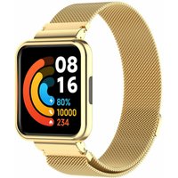 Strap-it Redmi Watch 2 Lite Milanese band (goud)