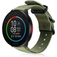 Strap-it Polar Pacer nylon gesp band (groen)