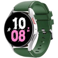 Strap-it Samsung Galaxy Watch 5 - 44mm siliconen bandje (legergroen)