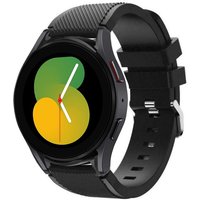 Strap-it Samsung Galaxy Watch 5 - 40mm siliconen bandje (zwart)