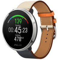 Strap-it Polar Unite leren bandje (wit-donkerblauw)