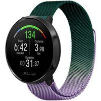 Strap-it Polar Vantage M Milanese band (paars-groen)