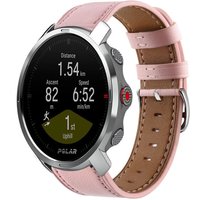 Strap-it Polar Grit X bandje leer (roze)