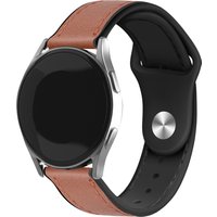 Strap-it Polar Grit X Pro leren hybrid bandje (lichtbruin)