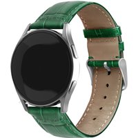 Strap-it Polar Grit X leather crocodile grain band (groen)