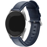 Strap-it Polar Vantage M leren bandje (donkerblauw)
