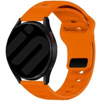 Strap-it Samsung Galaxy Watch Active outdoor siliconen bandje (oranje)