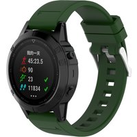 Strap-it Garmin Epix Gen 2 glossy silicone band (legergroen)