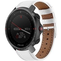 Strap-it Polar Grit X Pro bandje leer (wit)