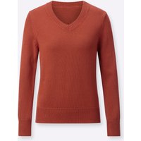 V-Ausschnitt-Pullover