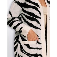 Jacquardstrickjacke