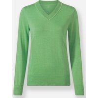 V-Ausschnitt-Pullover