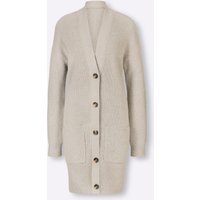 Longstrickjacke