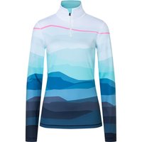 XSPO 33% Rabatt auf das Bogner Fire Ice Damen Skishirt ILVY PRINT sky blue 4067652938095