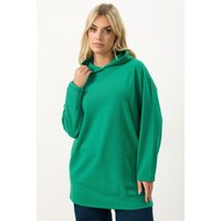 Yours Yours Damen Hoodie in Grün mit Ziernähten in Größe 50-52 | Baumwolle/Polyester