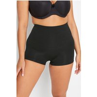 Yours Yours Damen Nahtlose Figurformende Shorts Schwarz in Größe 50-52 | Elasthan/Nylon