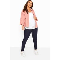 Bump It Up Bump It Up Damen Maternity Skinny Jeans mit Elastischem Baucheinsatz indigo Blau in Größe Short 50 | Baumwolle/Polyester/Elasthan
