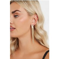 Yours Yours Damen Goldfarbene Ohrhängersize | Metall