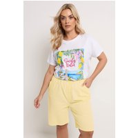 Yours Yours Damen Shorts in Gelb aus Cool Cotton in Größe 42 | Baumwolle