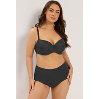 Yours Damen Yourset – T-Shirt-BHs in Schwarz, 2er Pack in Größe 42D | Polyester/Elasthan/Polyamid