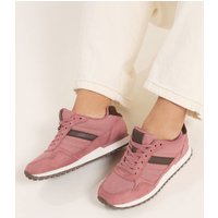 Yours Yours Damen Sneaker in Rosa mit Blockfarbendesign in Extra Weiter Eeepassform in Größe 40EEE | Textil/Synthetik