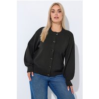 Limited Collection Limited Collection Damen Cardigan in Schwarz in Größe 54-56 | Viskose/Nylon