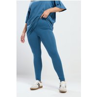 Yours Yours Damen Curve Leggings in Blau in Größe 52 | Baumwolle/Elasthan