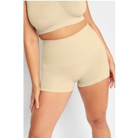 Yours Yours Damen Nahtlose Figurformende Shorts Hautfarben in Größe 42-44 | Elasthan/Nylon