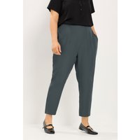 Yours Yours Damen Hose in Grau mit Abnähern am Bund in Größe Short 48 | Polyester/Elasthan