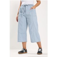 Yours Yours Damen Knöchellange Jeans in Blau in Größe 44 | Baumwolle