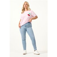 Yours Yours Damen Avastretchjeans in Hellblau in Größe 56 | Baumwolle/Polyester/Elasthan