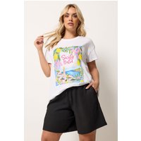 Yours Yours Damen Strukturierte Shorts in Schwarz in Größe 58-60 | Polyester/Elasthan
