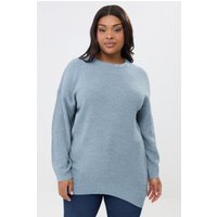 Yours Yours Damen Basicstrickpullover in Hellblau in Größe 54-56 | Acryl
