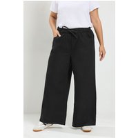Yours Yours Damen Jeans in Schwarz zum Hineinschlüpfen in Größe Short 62-64 | Baumwolle