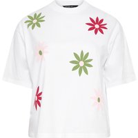 Limited Collection Limited Collection Damen T-Shirt mit Platziertem Blumenmuster in Größe 44 | Baumwolle