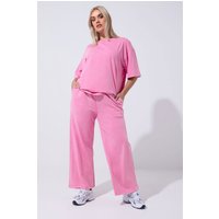 Limited Collection Limited Collection Damen Jogginghose in Rosa in Acidwash in Größe 44 | Baumwolle